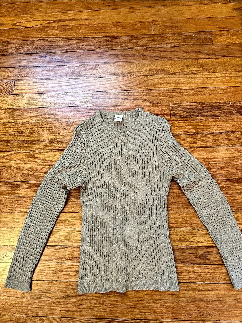 Baby Alpaca Cable Knit Sweater